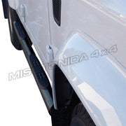 Land Rover Defender 110 Black Side Steps GPO259PL